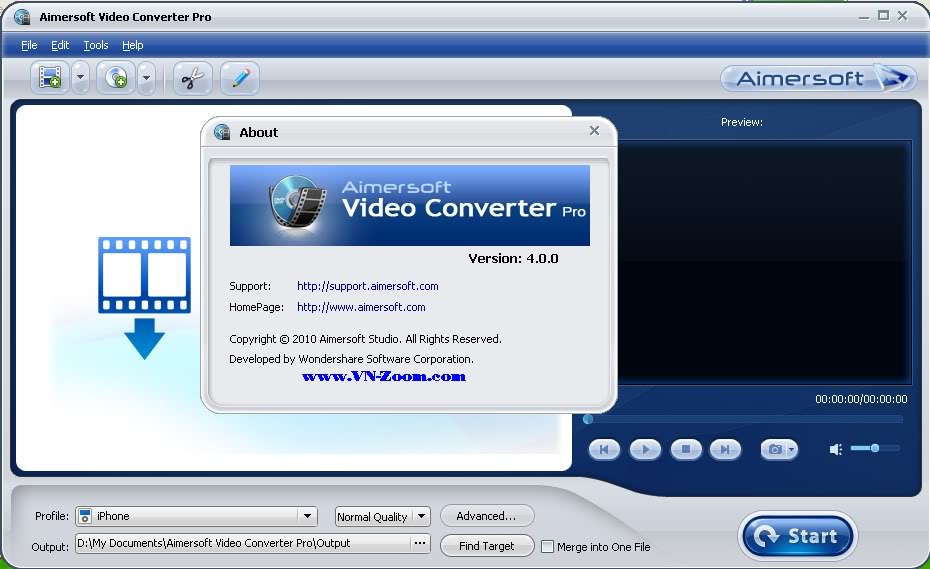 Aimersoft Video Converter Ultimate 10.2.6.174 Crack Free Download